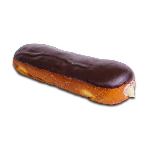 Chocolate Long John w/ Cream