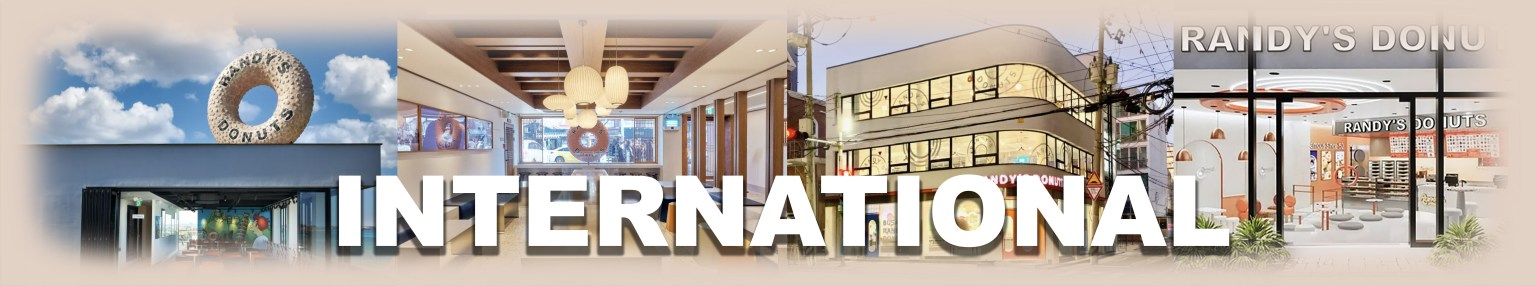 Randy's Donuts international showing some locations